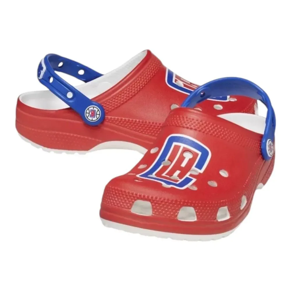 Crocs Classic Clog Los‎ Angeles Clippers NBA Red Slip On Size Men's 8 Women's 10